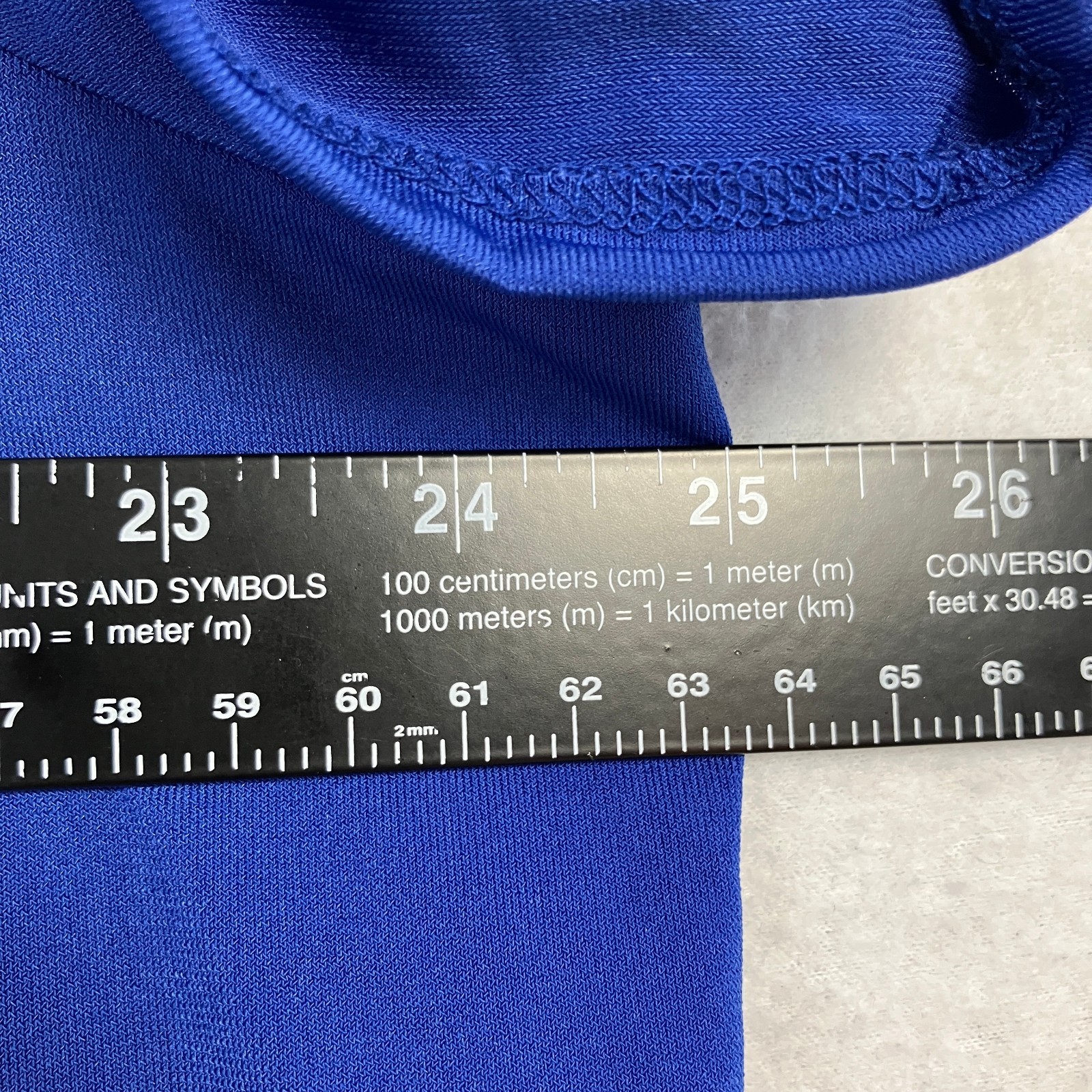 Avenue Cold Shoulder Asymmetric Tunic Women’s Size 22/24 Royal Blue