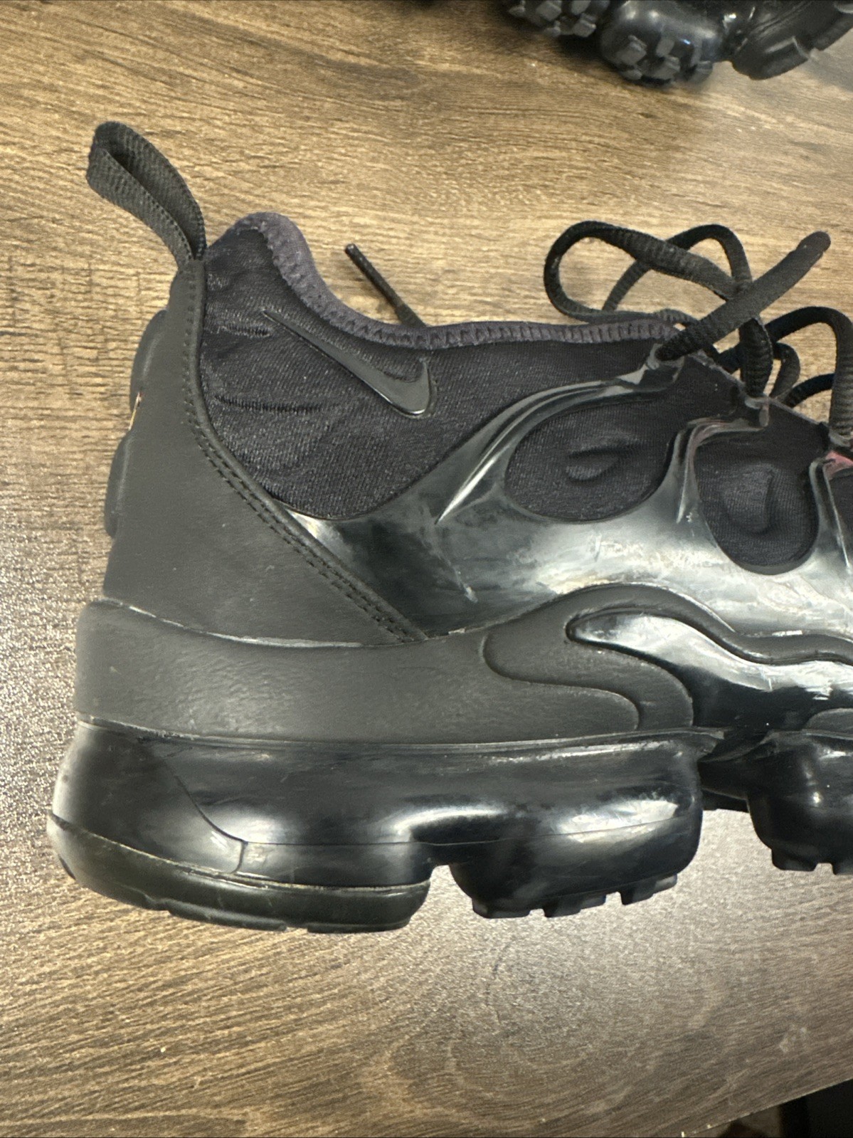 Nike Air VaporMax Plus Triple Black 924453-004 Men’s 10 (NO BOX) Review Pics W9