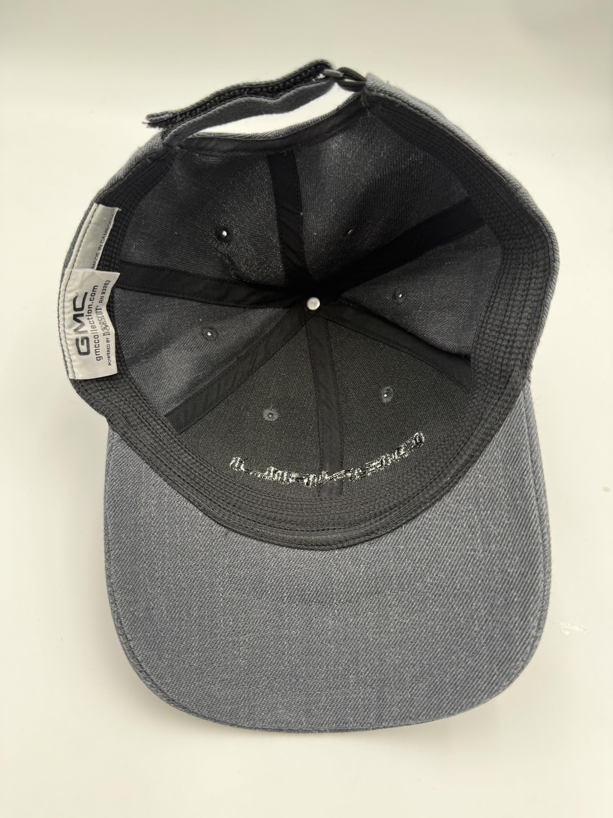 GMC Denali Hat Cap Baseball Strap Back Gray Mens One Size Twill Embroidered Logo