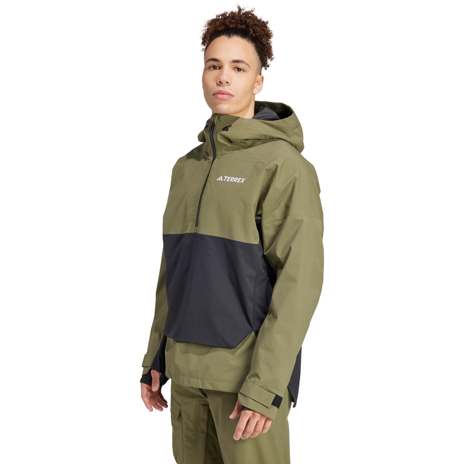 $320 NWT ADIDAS Men’s TERREX Xperior 2L Lined RAIN.RDY Anorak Ski Jacket Sz XL