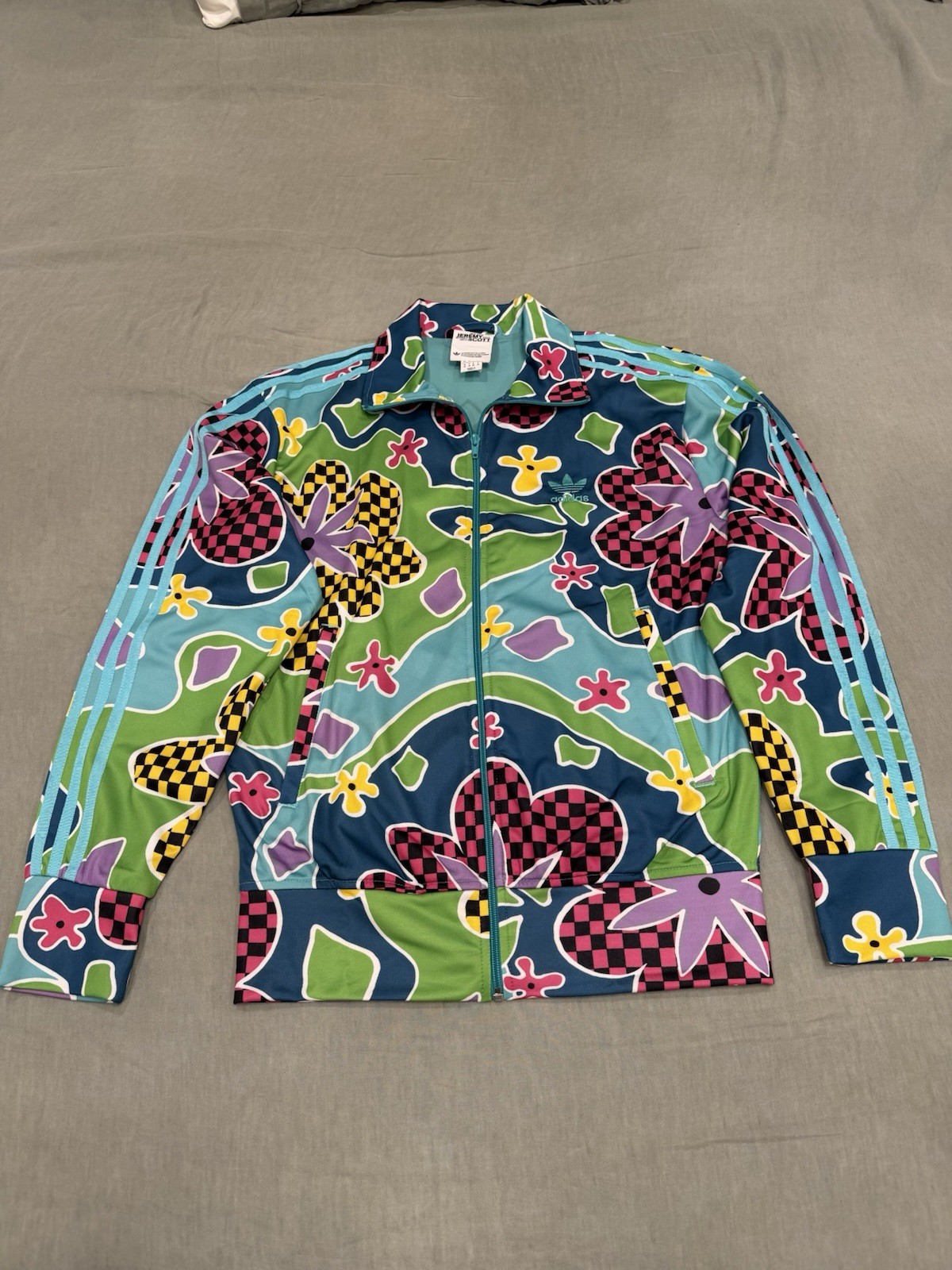 Jeremy Scott Adidas Psychedelic Floral Track Jacket M