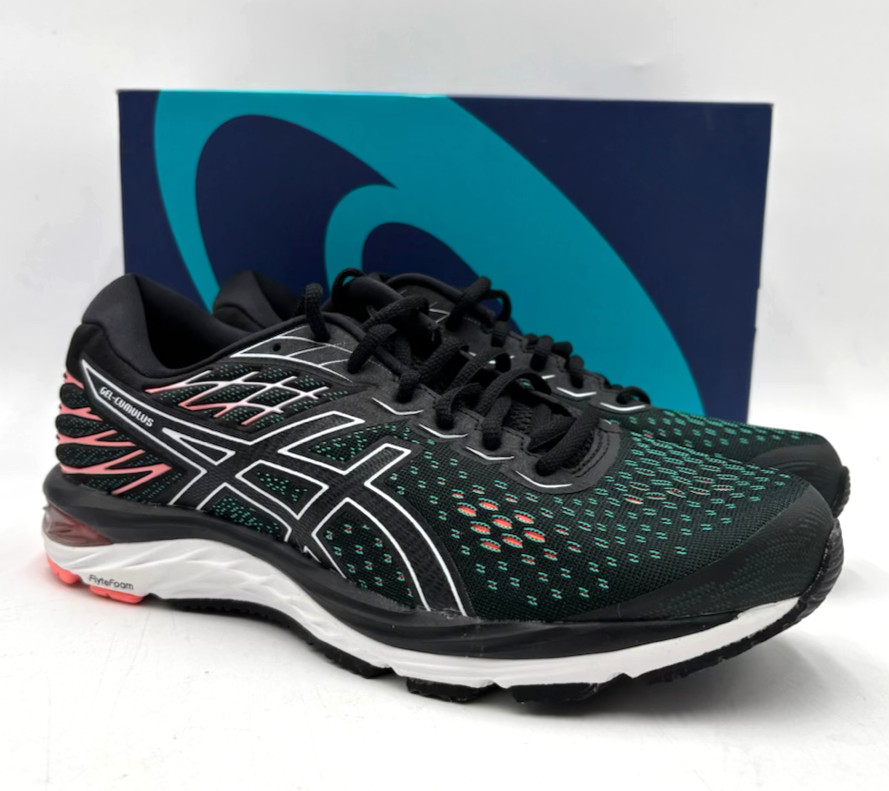 Asics GEL-CUMULUS 21 SUN CORAL Women’s NEW Running Shoe Black Multiple Sizes NIB