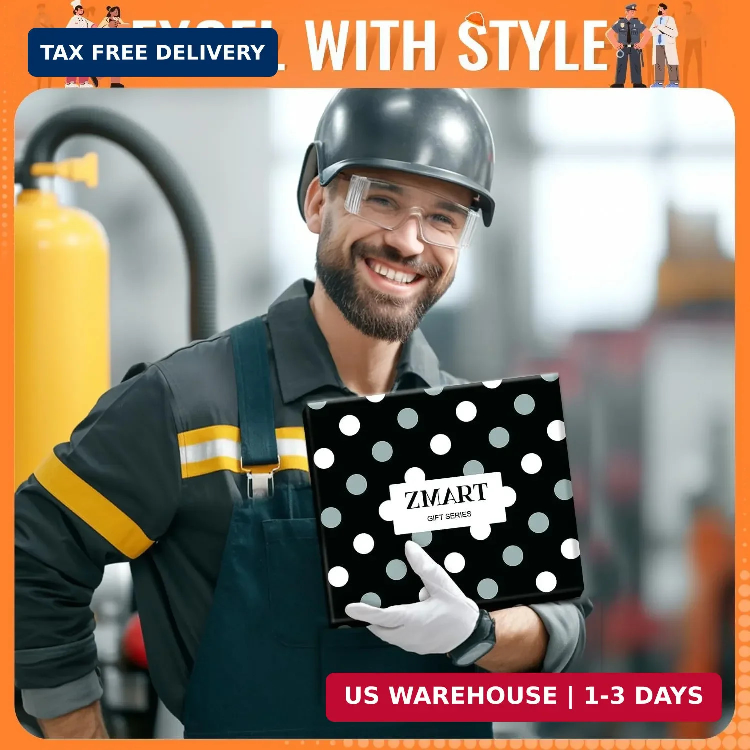 Zmart Gifts for Welder Chef Baker – Truck Driver Socks, Cooking Gifts for Women
