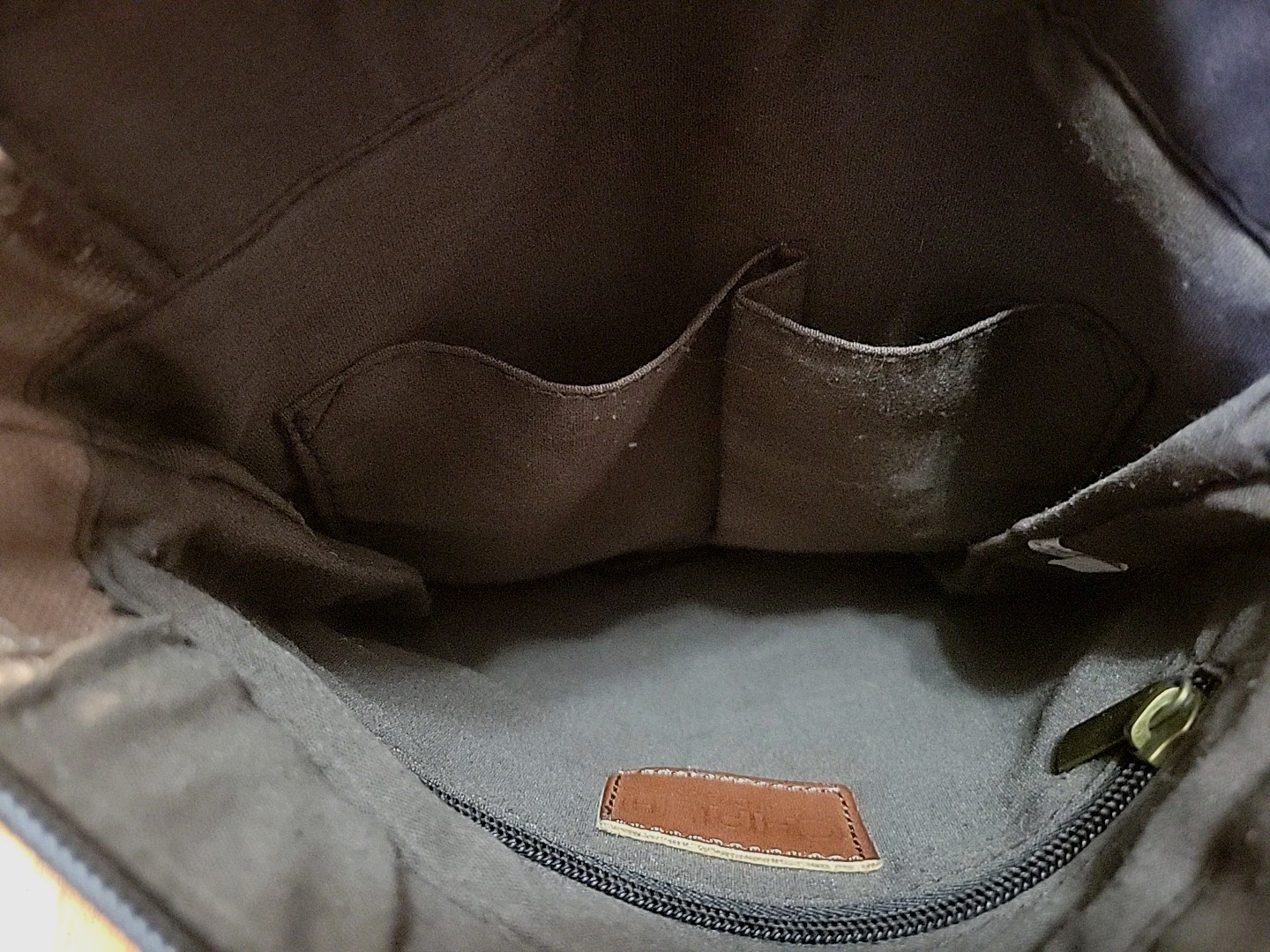 Chala Handbag Crossbody Canvas Messenger Bag Brown – Great Condition