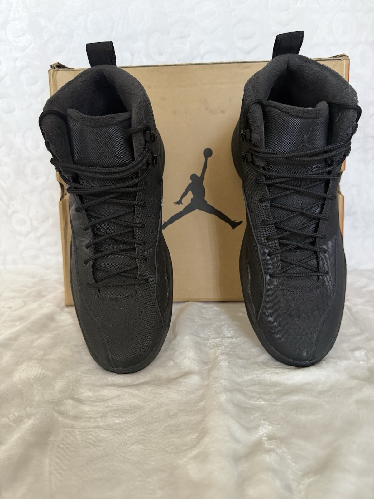 Jordan Air Jordan 12 Retro Winterized Triple Black Men’s Sneakers BQ6851-001