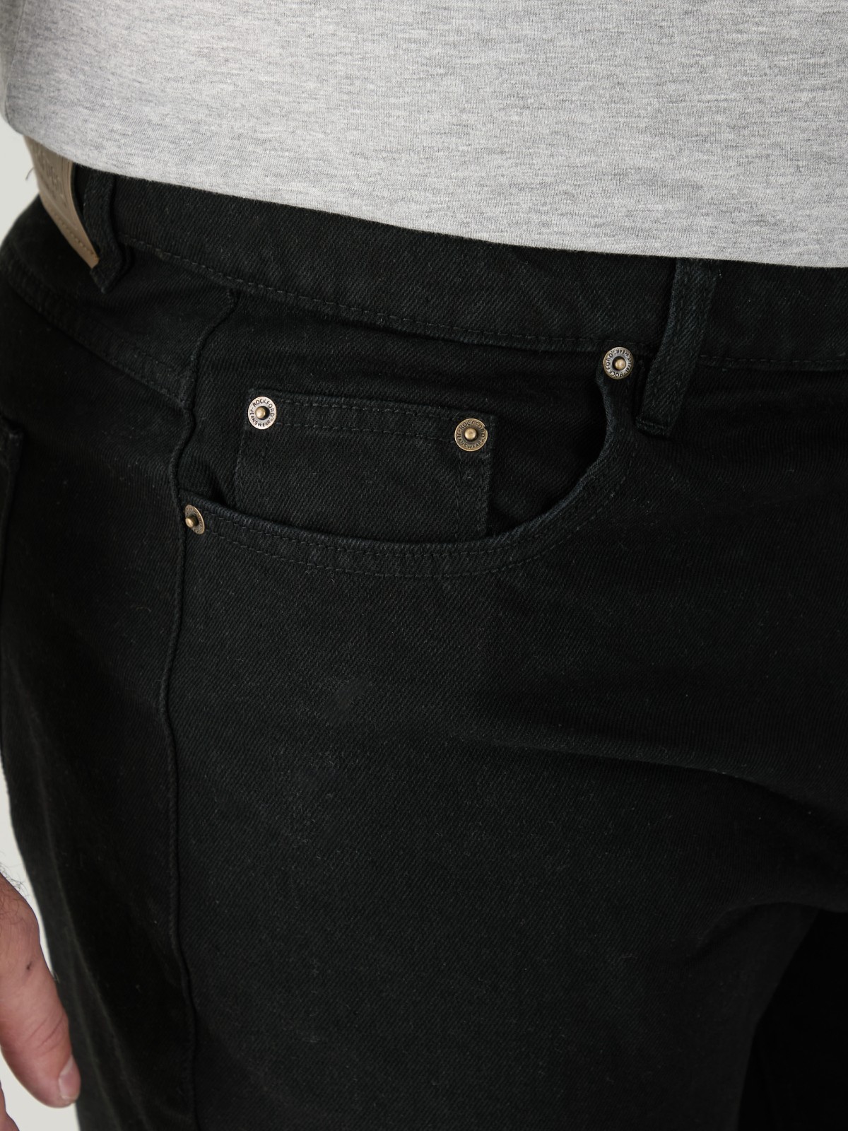 Rockford Mens Black Denim Jeans Comfort Fit 30″ 32″ 34″ 36″ 38″ 40″ (RJ320)