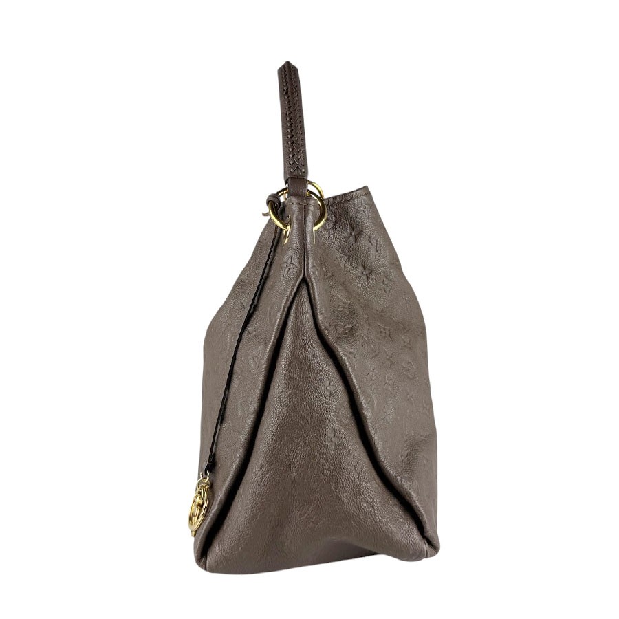 Auth LOUIS VUITTON Monogram Empreinte Artsy MM Shoulder Bag Brown M94171 – z9836