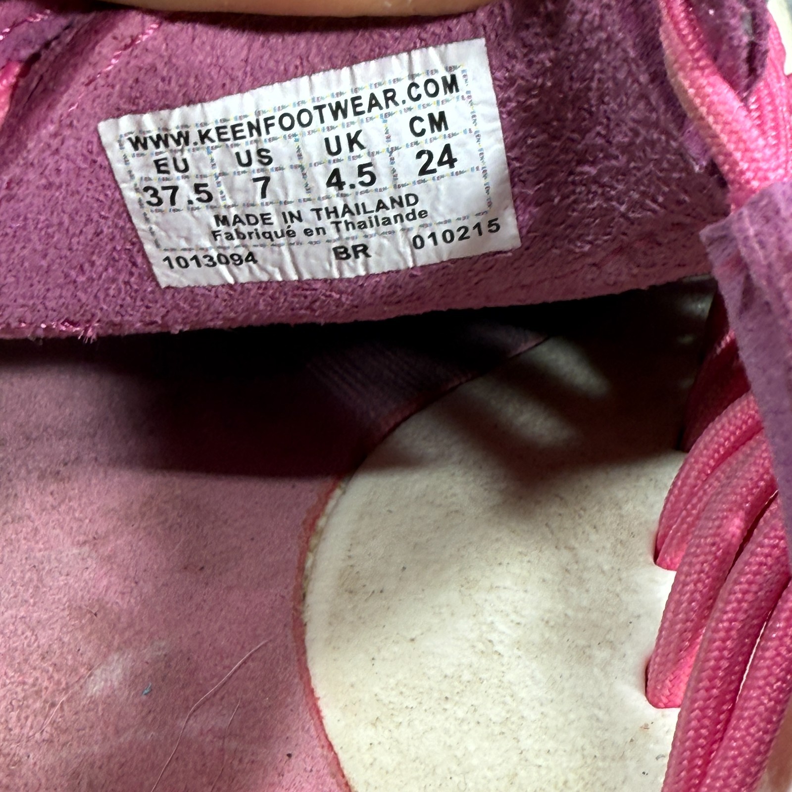 KEEN Uneek Pink Sandals Drawstring Closure Women’s Size 7