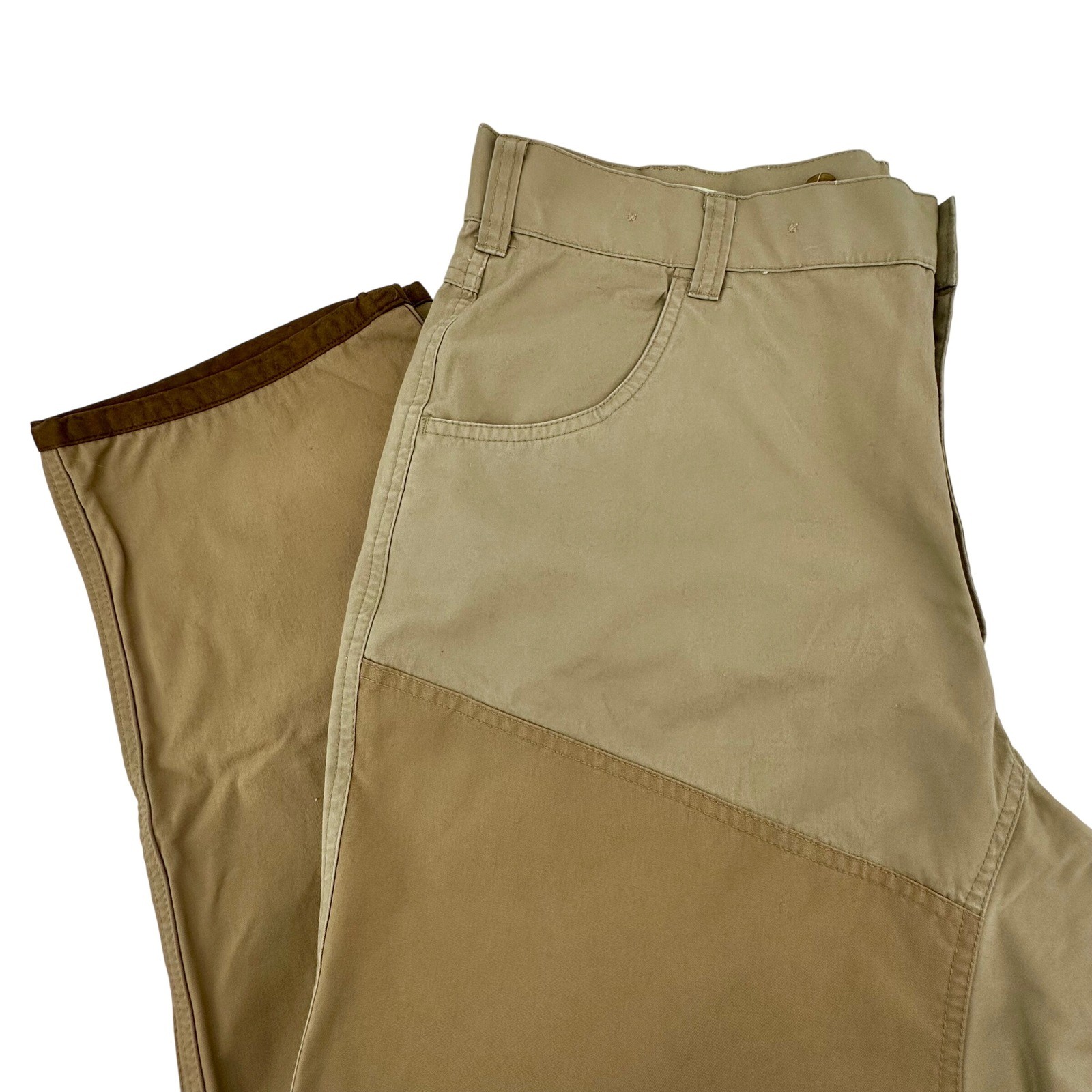 Orvis Mens Briar Pants Khaki Reinforced Cotton Canvas Hunting 38 Outdoors