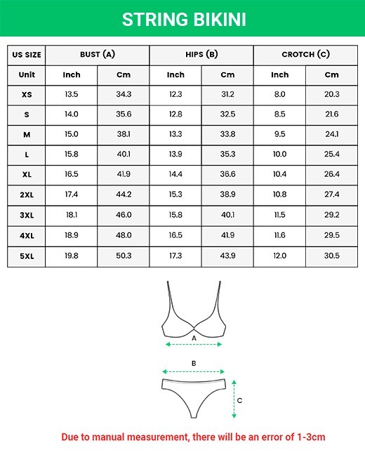 Biohazard Recycled String Bikini