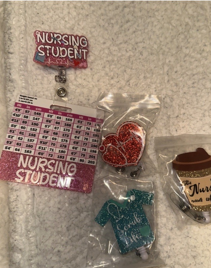 Nursing Student / RN / LPN / CNA Badge Reels, Pens, Pen Light, Steth Case Etc!