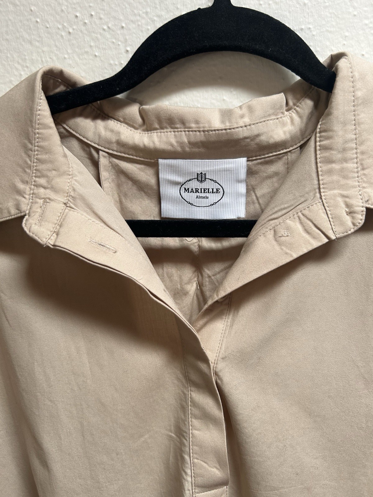 Marielle Almelo Dress Laetitia Beige , One Size, 100% Egypt Cotton