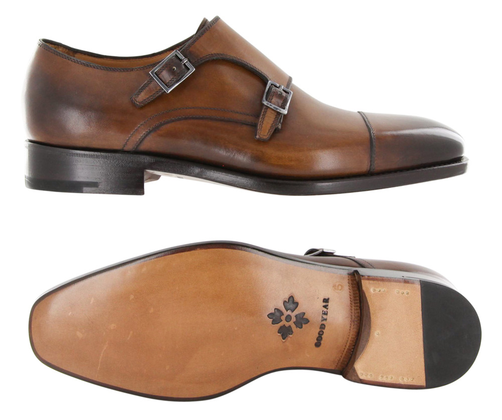 Fiori Di Lusso Caramel Shoes – Monk Straps – (LONDONCN)