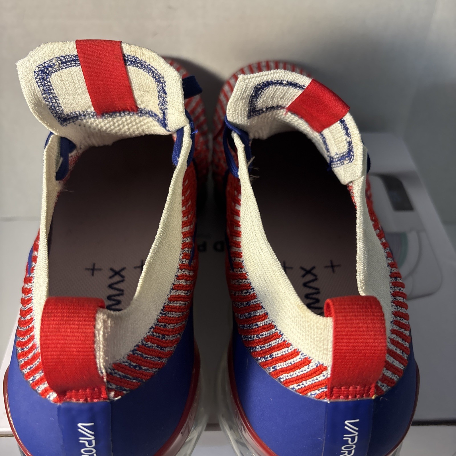 Nike Air Vapormax Flyknit 3.0 Team USA Running Shoes (CW5585-100) Men’s Size 12