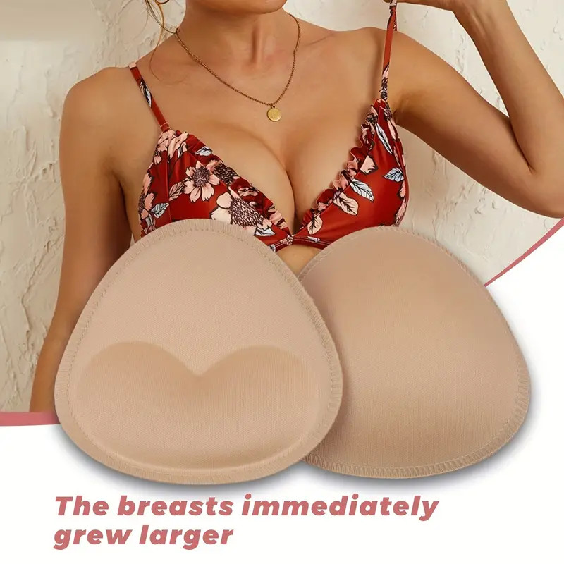 Removable Women’S Push Up Invisible Sponge Bra Pads for Sports & Casual Wear Bra