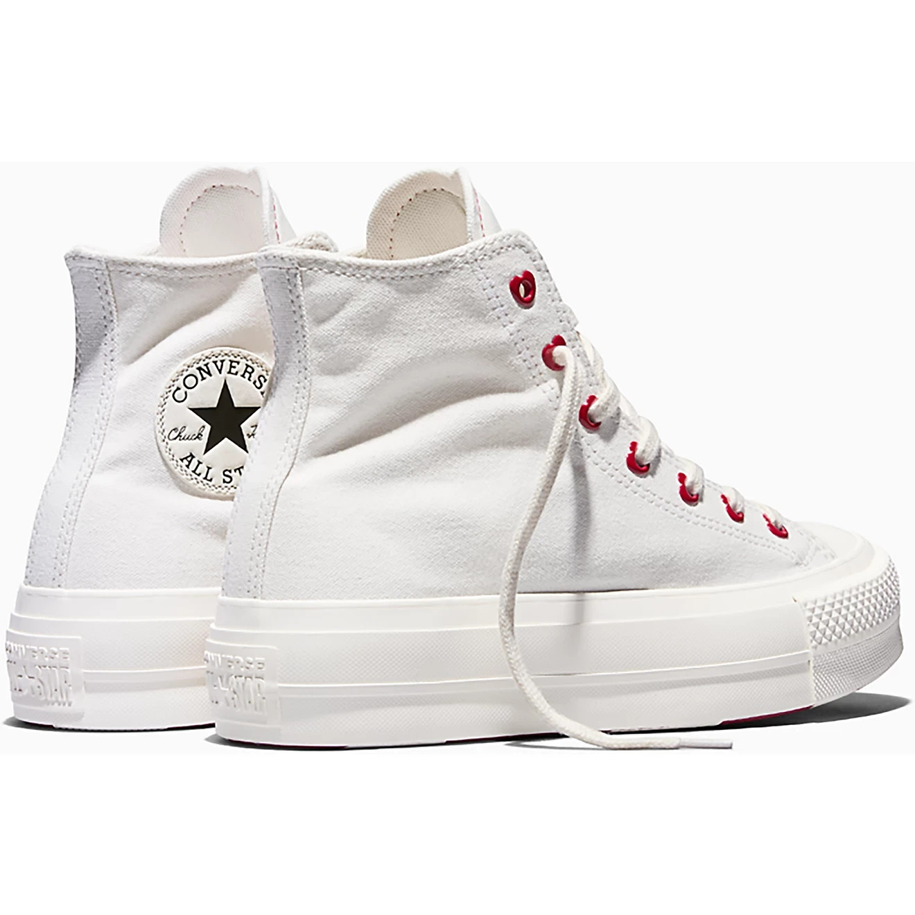 Converse CTAS Lift Platform Hi ‘Valentines’ (A19058C) “White/Red” Women’s Shoe