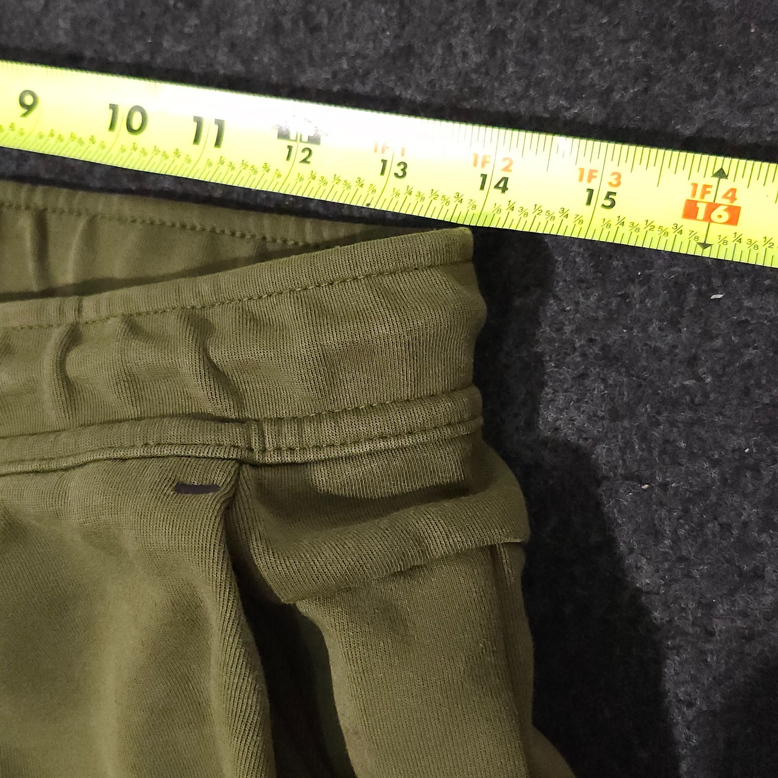 Nike Tech Fleece Jogger Sweatpants Mens Medium Olive Green Drawstring Sportswear