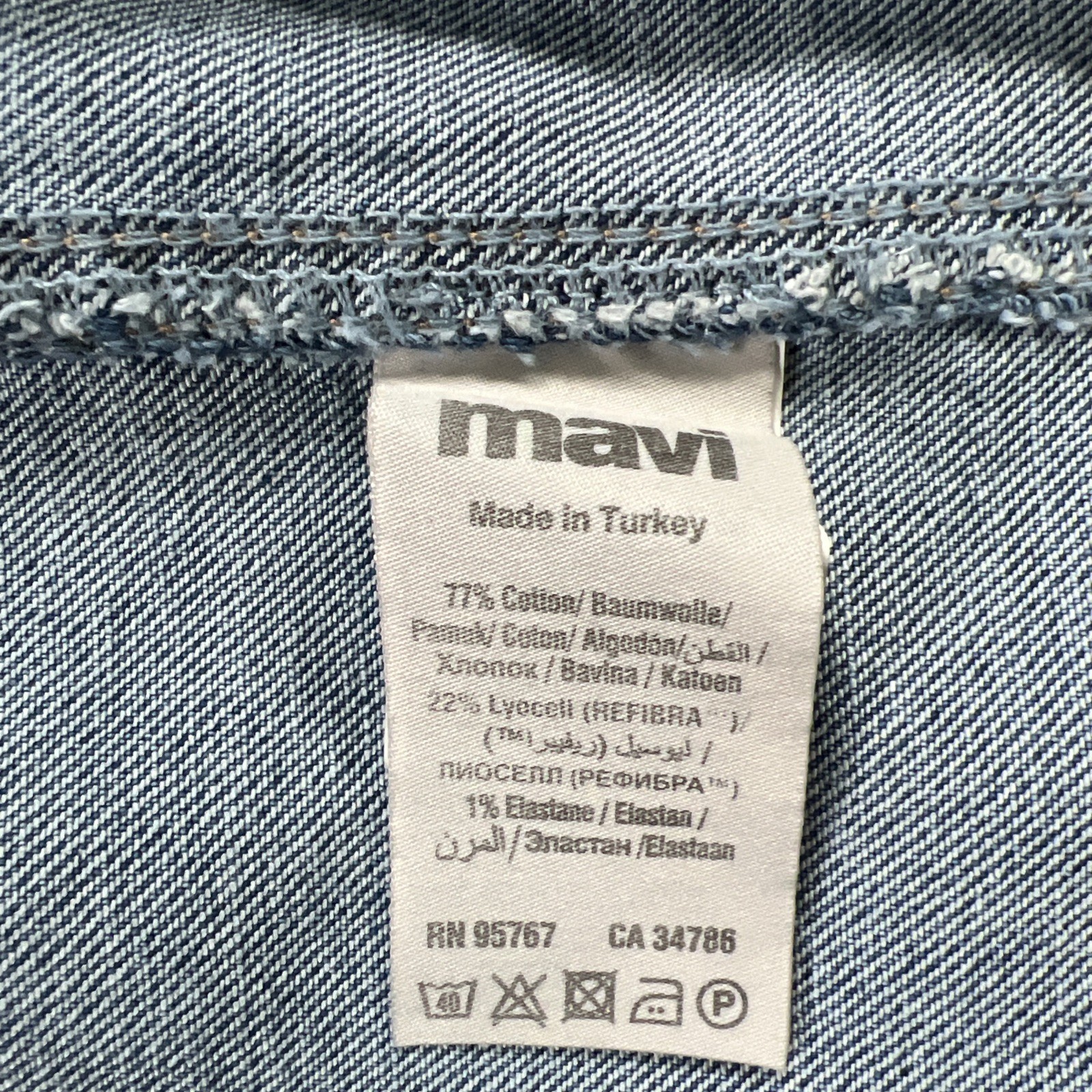 Mavi Jeans Jacket Women Denim Classic Jacket Size M New With Tag