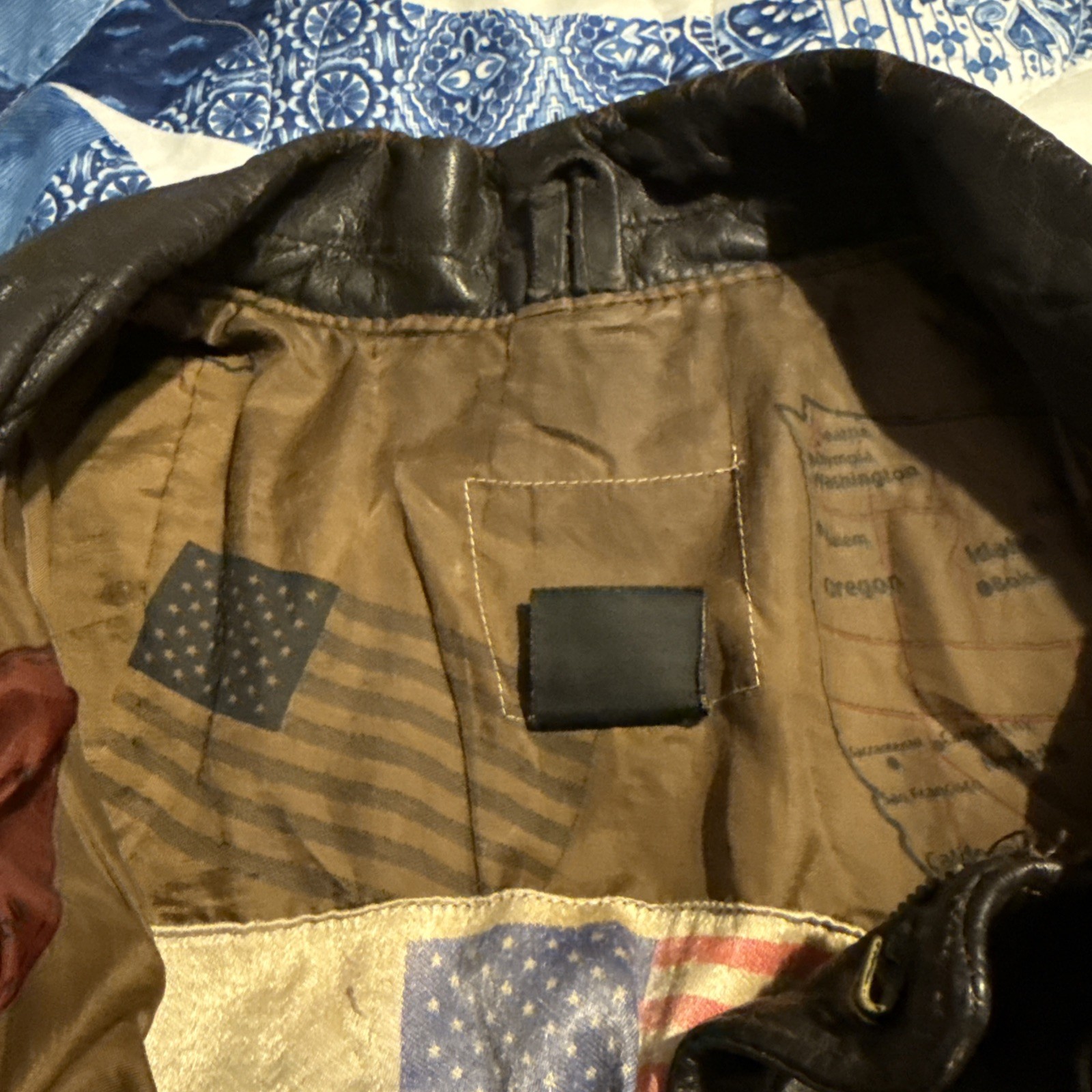 Vtg Avirex Limited Leather Bomber Military Jacket (Read Below) Lg-XL