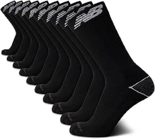 New Balance® Men’s Athletic Arch Cushion Comfort Crew Socks “PERFORMANCE” NEW!!