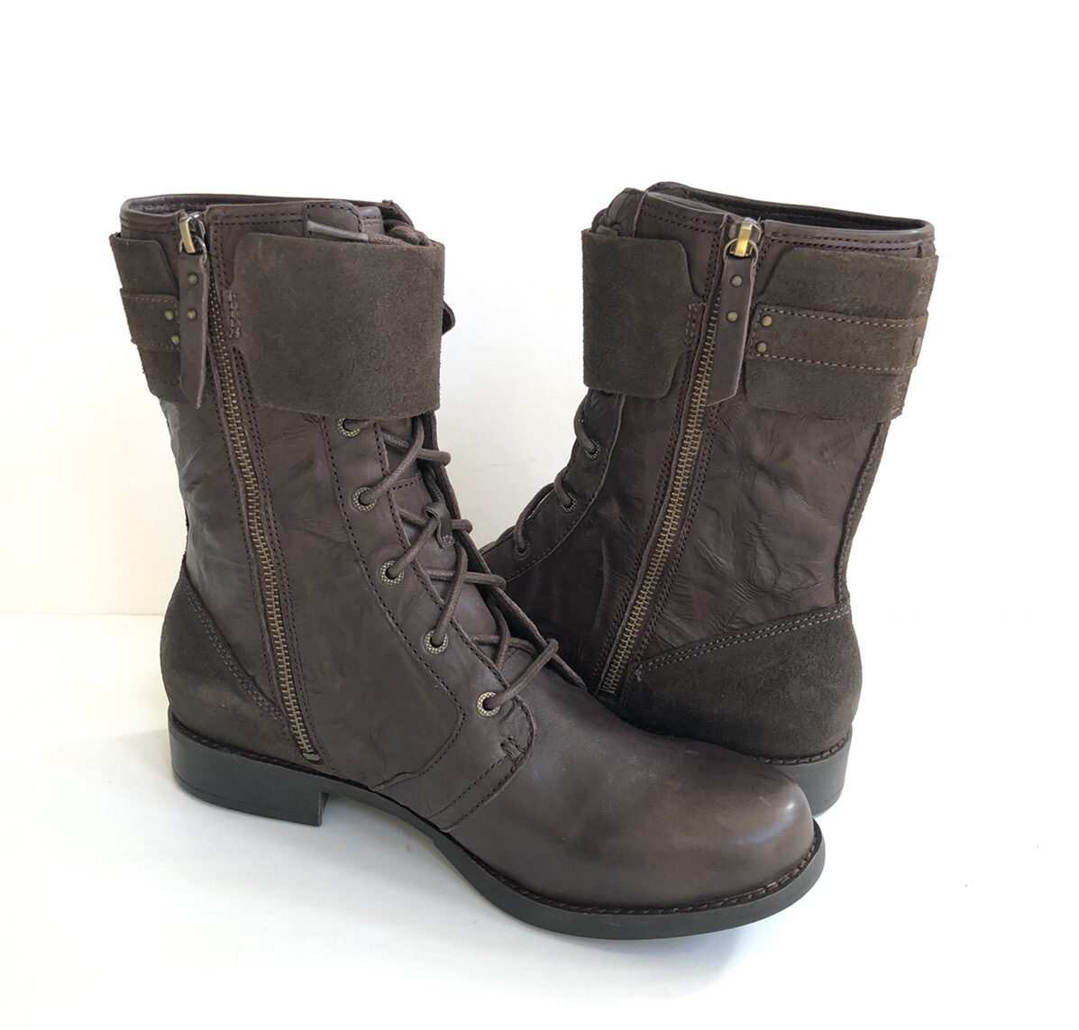 UGG MAAVERICK LODGE WATER RESISTANT LEATHER BOOTS US 10 / EU 41 / UK 8.5