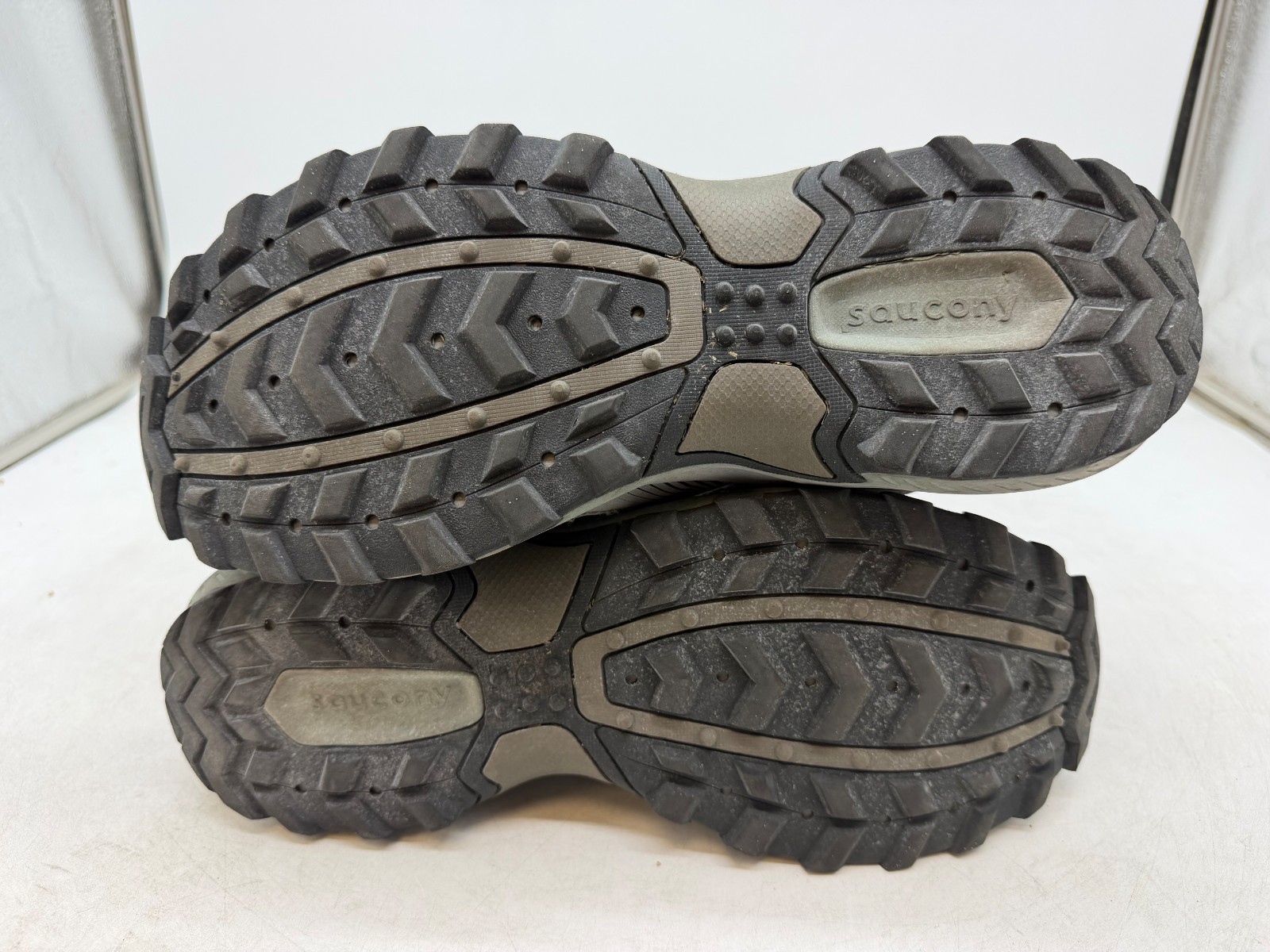 Saucony Excursion TR16 Trail Running Sneakers Men’s Fossil Black Lace Up – 10