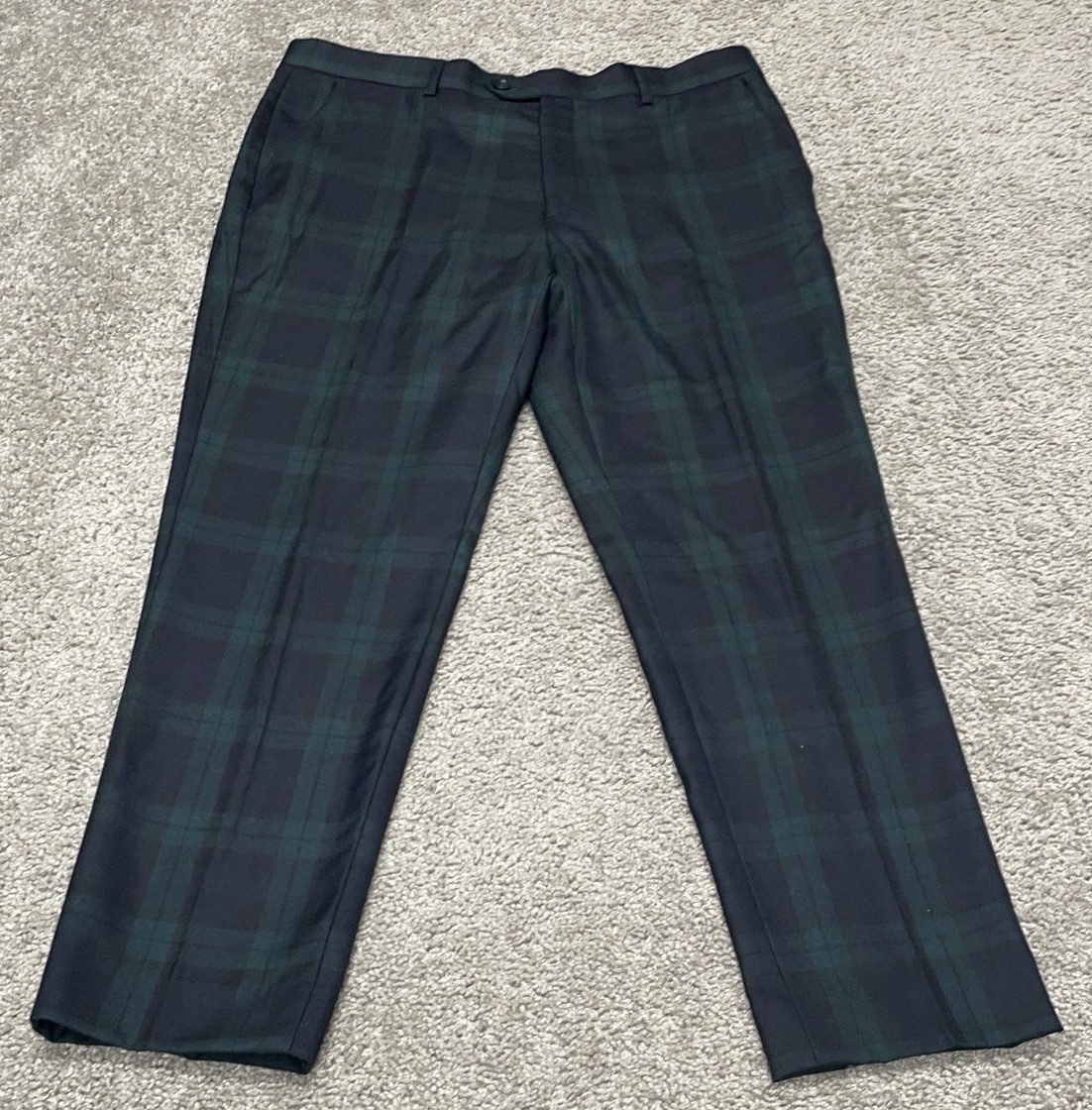 Devil’s Advocate Men’s Two Piece Suit Chest: 40 Pants 32×27 Tartan Wool/Poly Euc