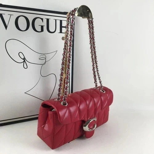COACH Tabby Shoulder Bag 26 – Quilted CP150 Wine Red