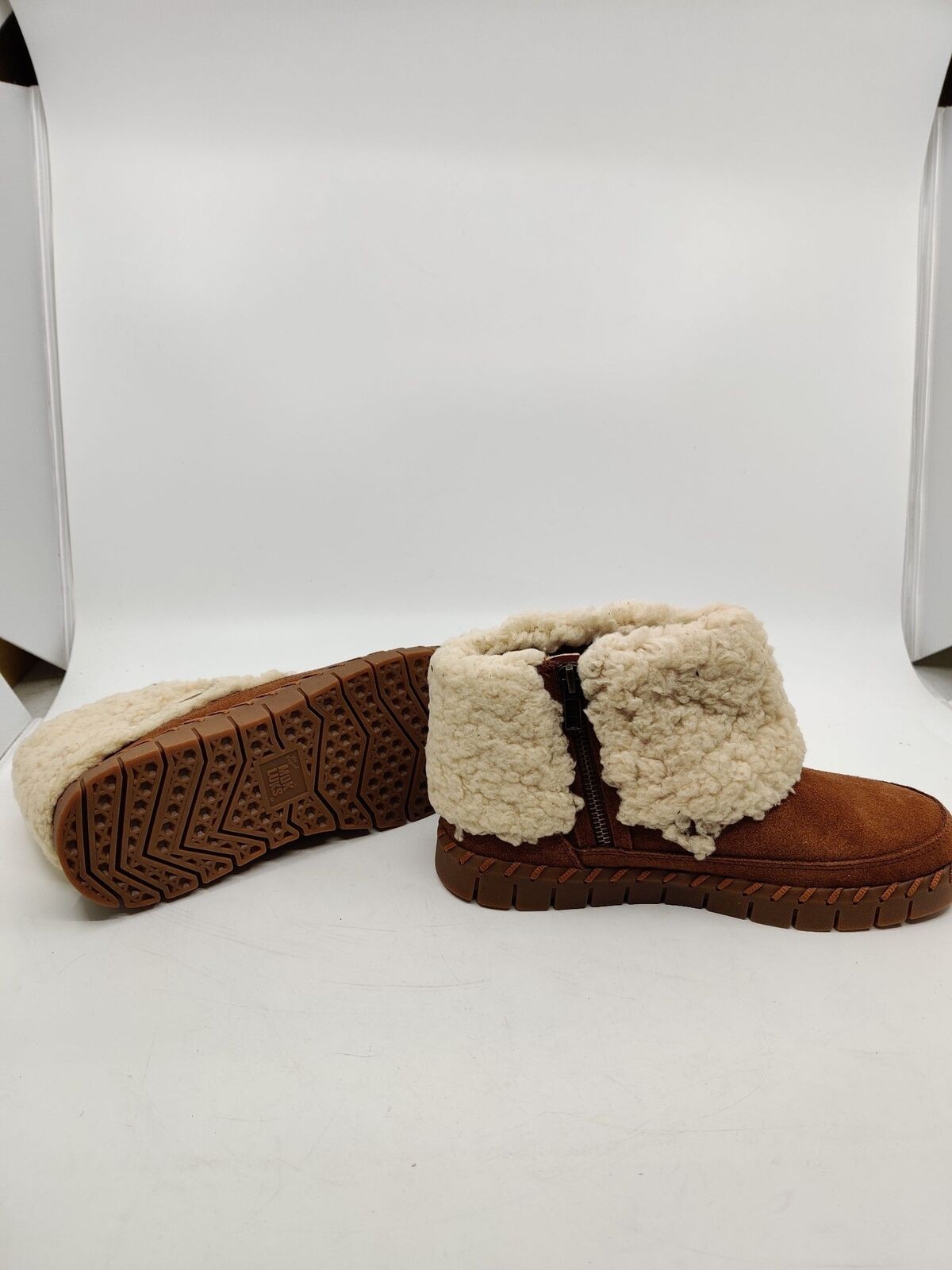 MUK LUKS WOMEN’S FLEXI ZIP UP ANKLE SNOW BOOTS sz 6 BLACK, DARK BROWN, CAMEL,