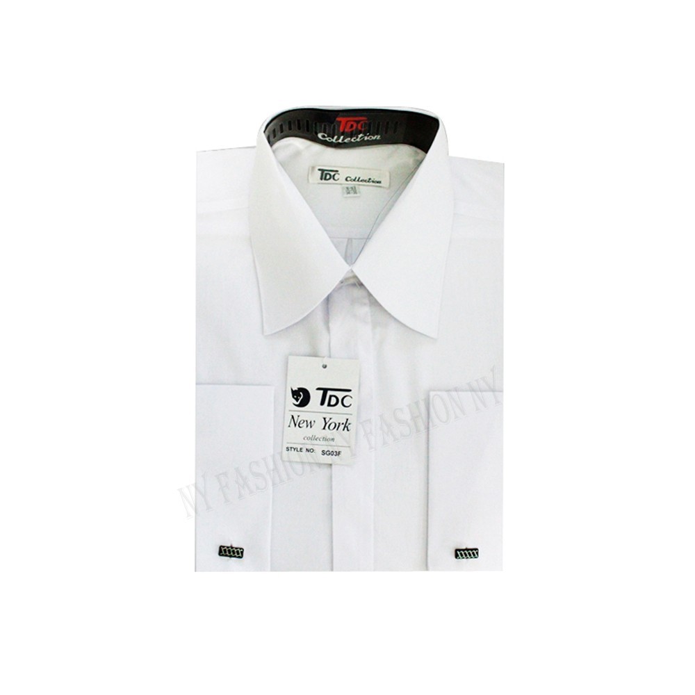 Men’s French Cuff Stylish Dress Shirt (16 Colors ) SG03F & SG03F2