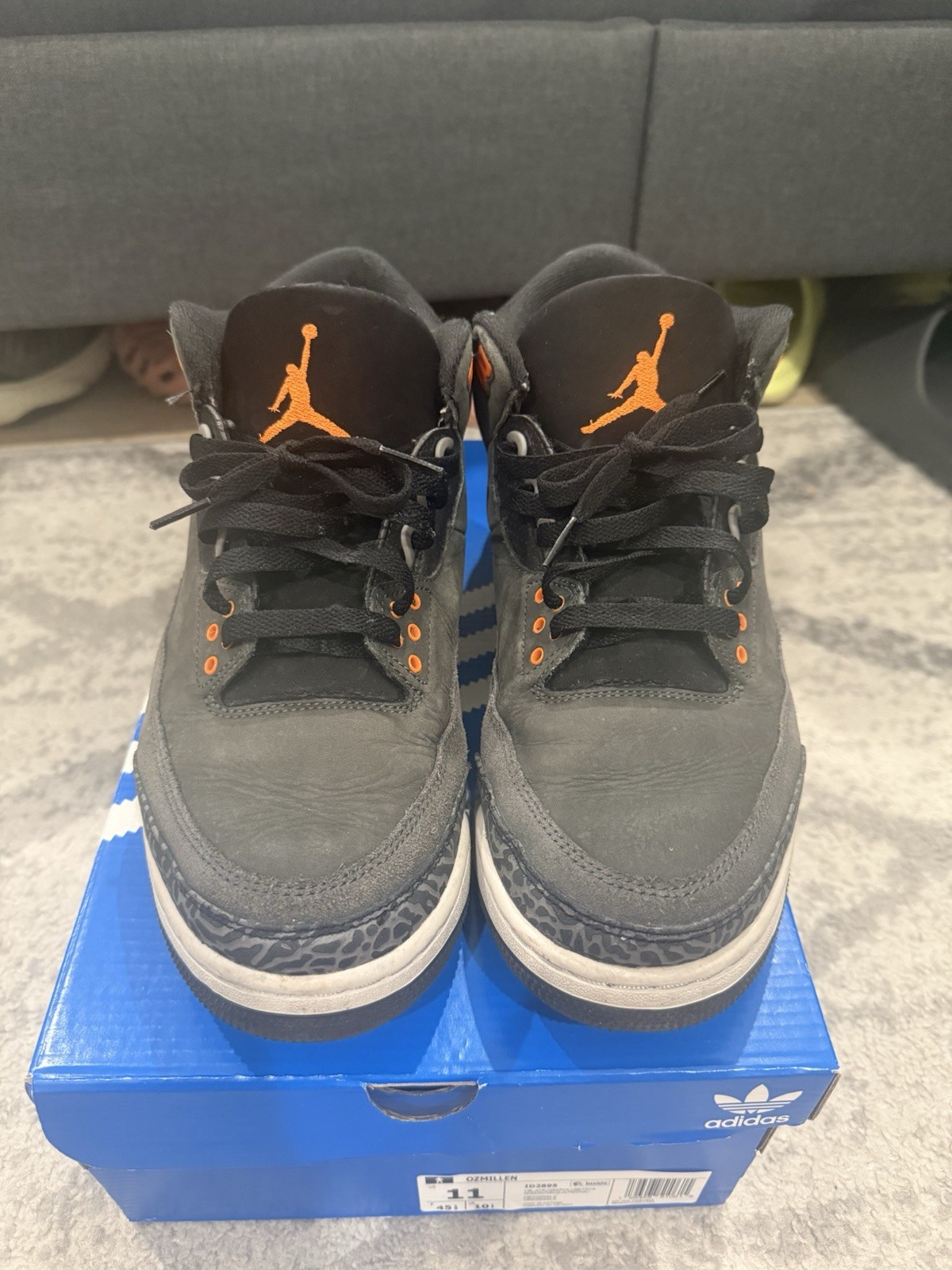 Size 11 – Jordan 3 Retro 2023 Mid Fear CT8532-080
