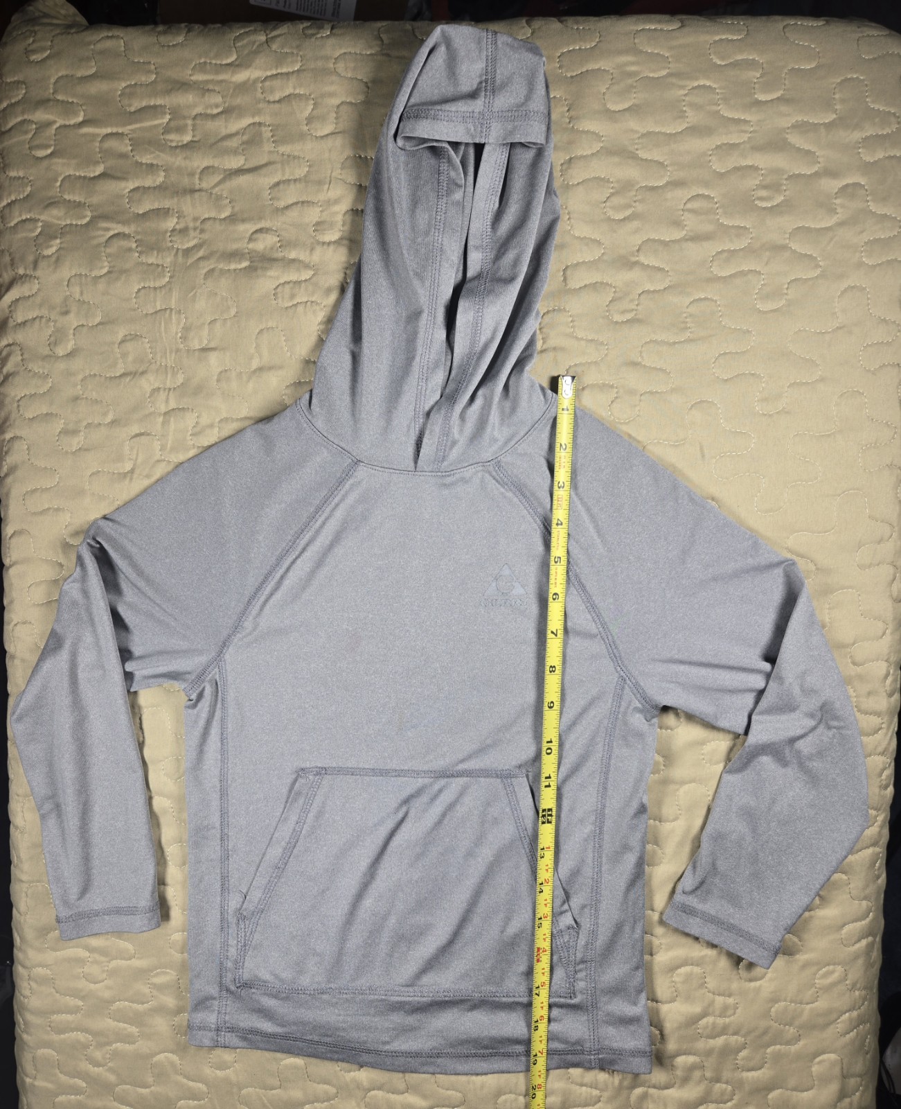 Gerry Boys Gray Pullover Hoodie Long Sleeve Pockets Logo Size XS (5/6)