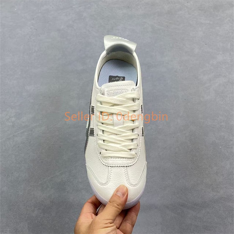 Vintage Onitsuka Tiger MEXICO 66 White Silver Sneakers D508K-0193 1183C234-101
