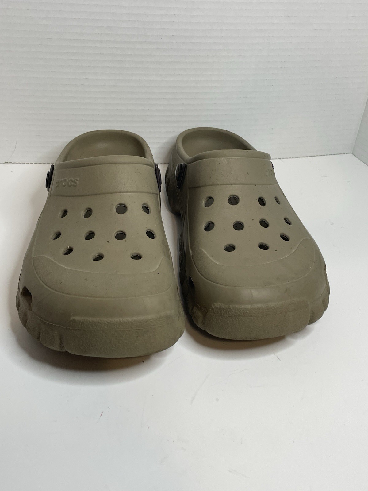Crocs Offroad Sport Clog – Khaki Waterproof, No Heel Strap, Rugged Lug Sole