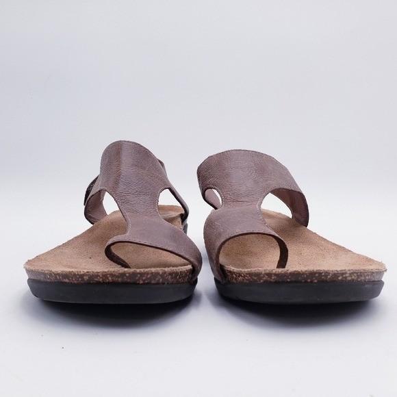 Dansko Reece Brown Leather Sandal Thong Toe Slingback Women’s Size EU 41 US 11