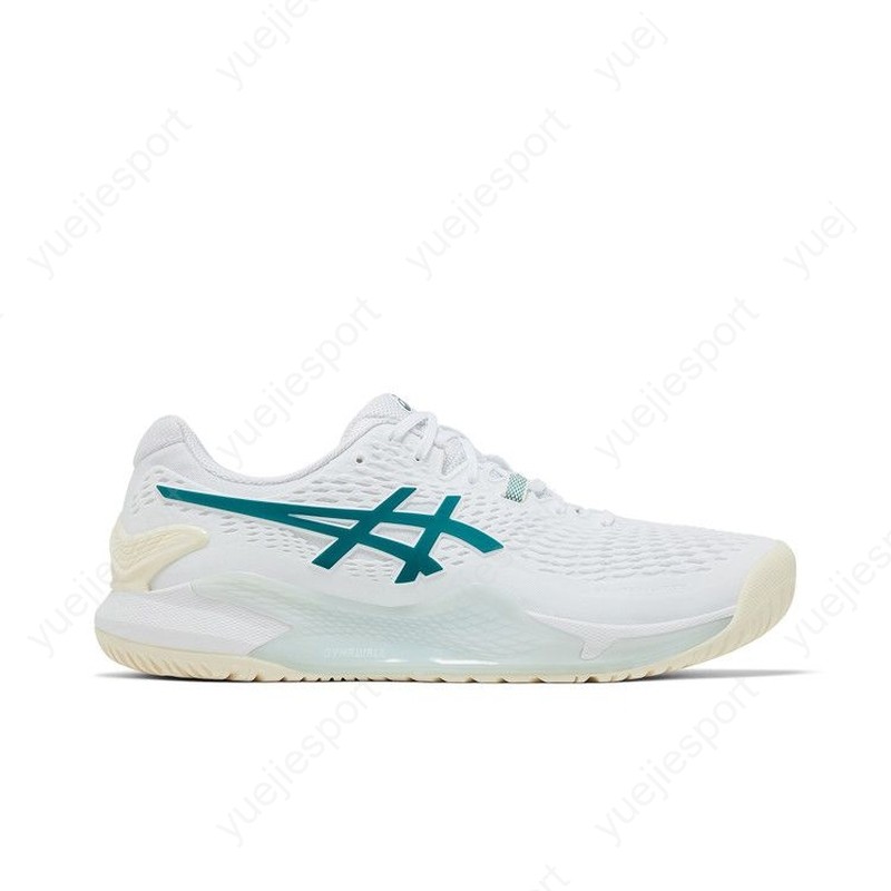 ASICS Gel Resolution 9 White Pitch Green 1041A435-101