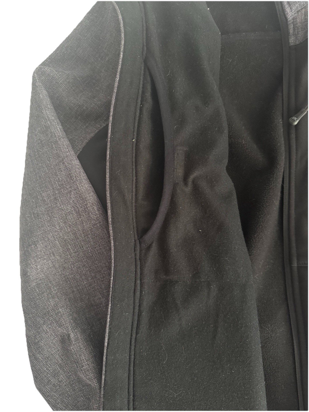 ZeroXposur Softshell Jacket Men Small Softshell Jacket Gray Black Full Zip