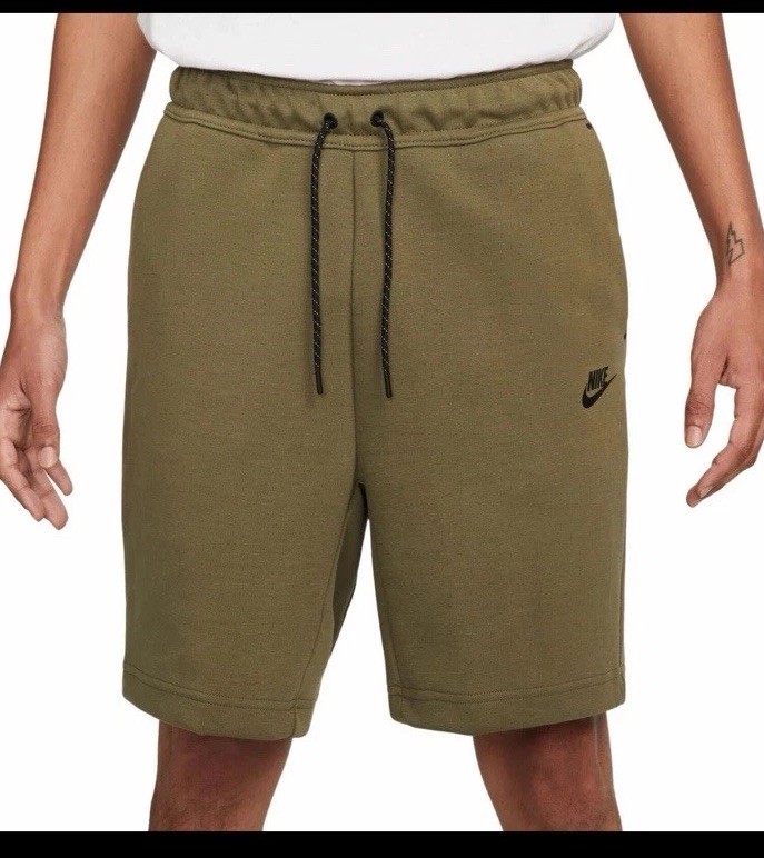Nike Sportswear Tech Fleece Shorts Olive CU4503-222 Sz.3XL Tall