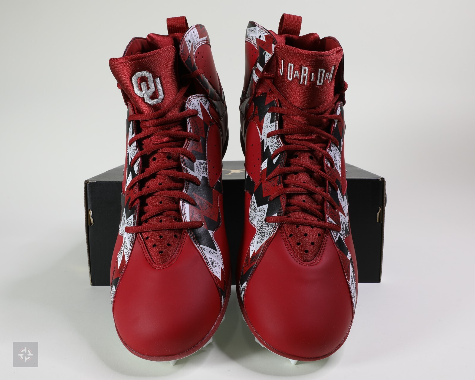 Jordan 7 Force Savage Oklahoma Player Exclusive Nike Football Cleats Size 13-17