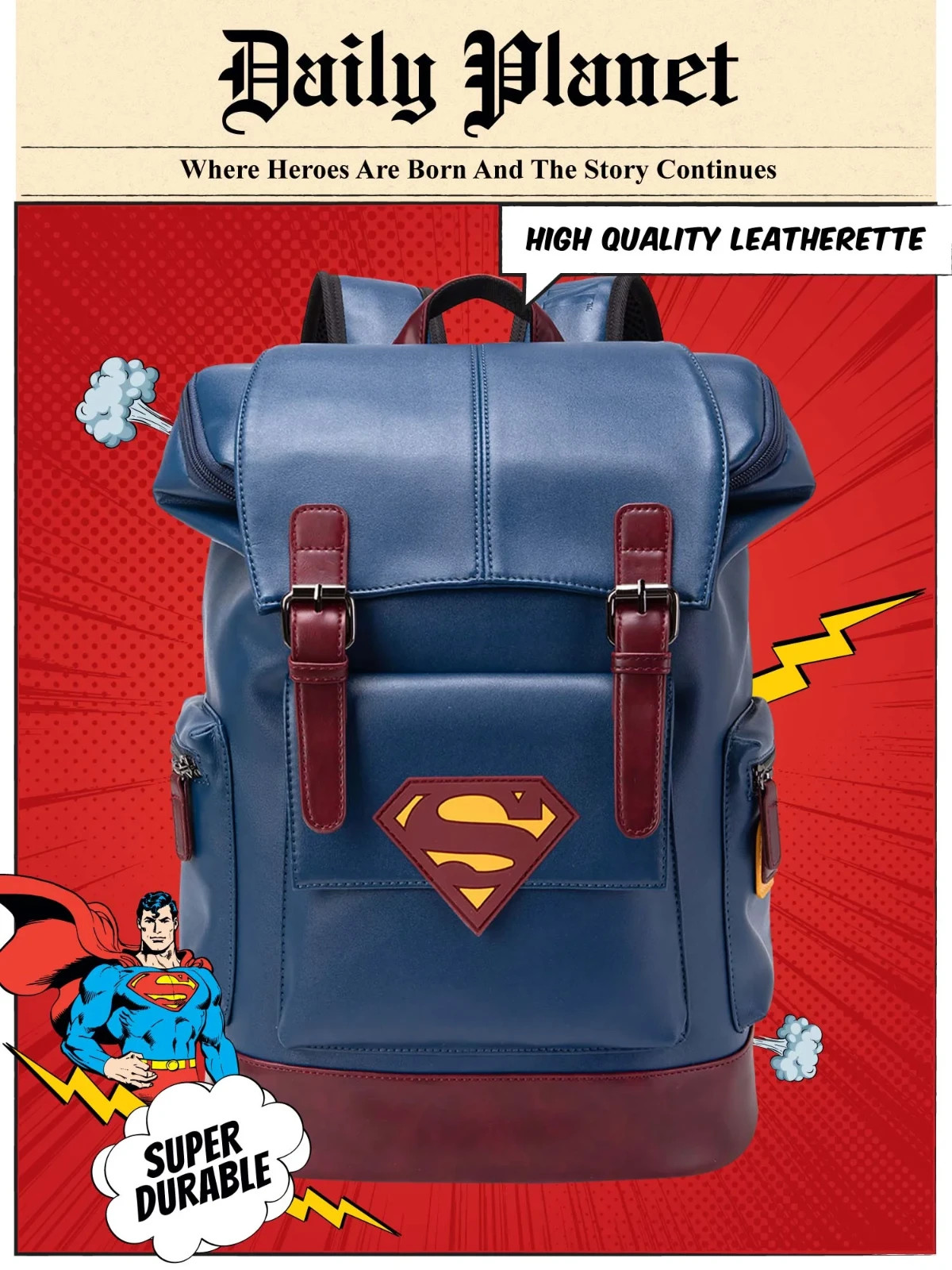 The Trailblazer | SUPERMAN x Fur Jaden multi colour US BUYERS – NO IMPORT FEES