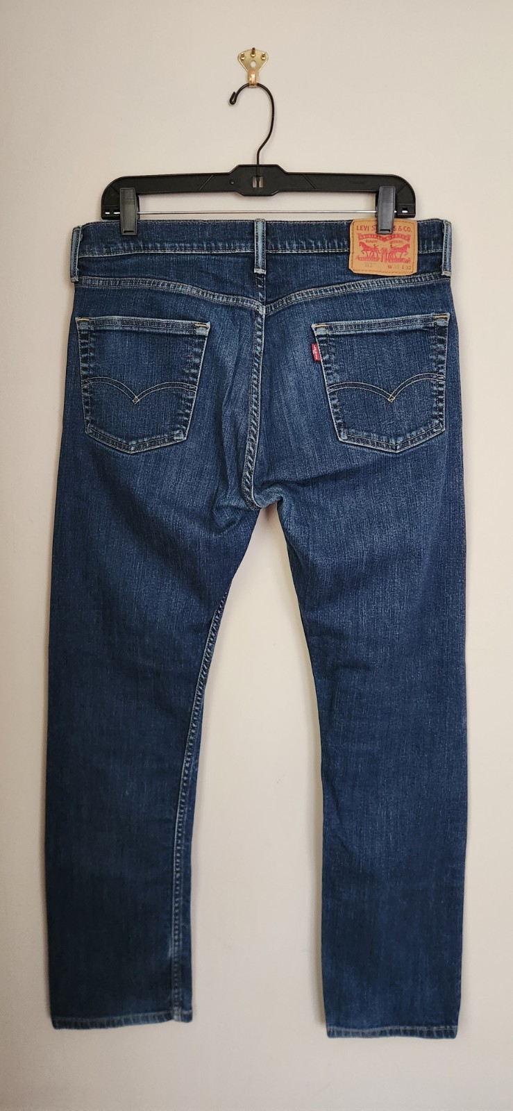 Levi’s 513 Jeans Men’s 33×32 Slim Straight Blue Denim Medium Wash