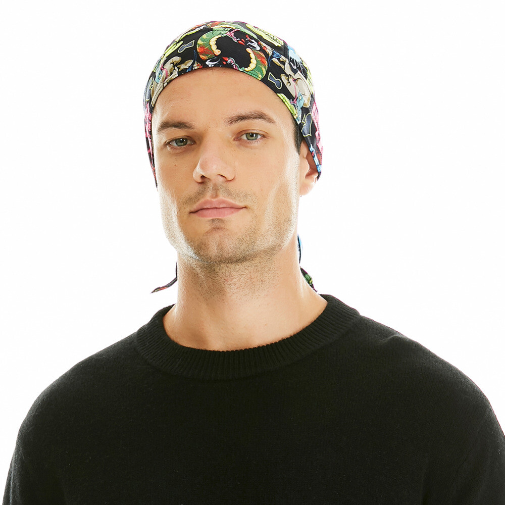 Cooling Helmet Liner Do Dew Rag Skull Cap Beanie Bandana Head Wrap Hat for Men