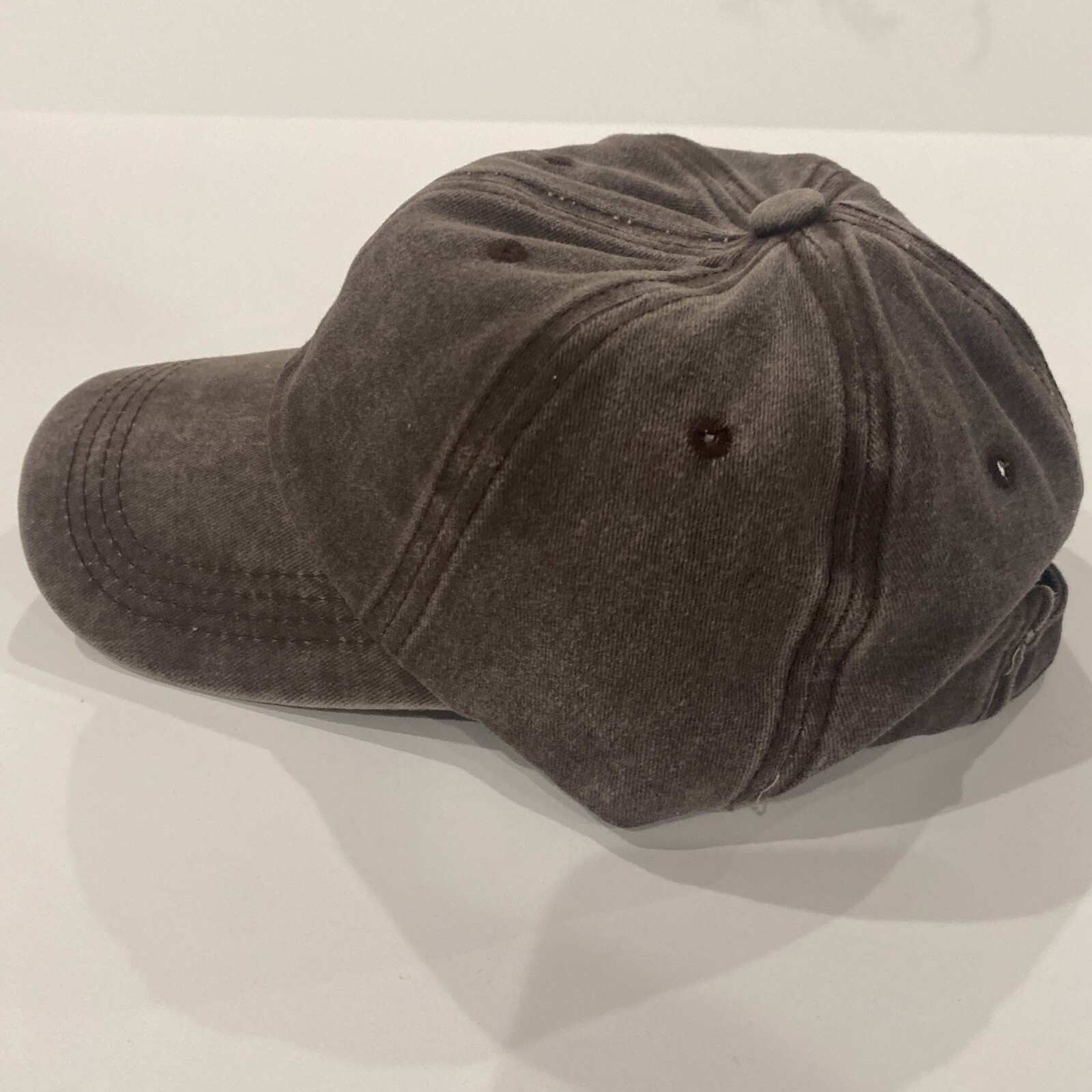 Dyed Washed Cotton Solid Plain Polo Style Baseball Ball Cap Hat Adjustable