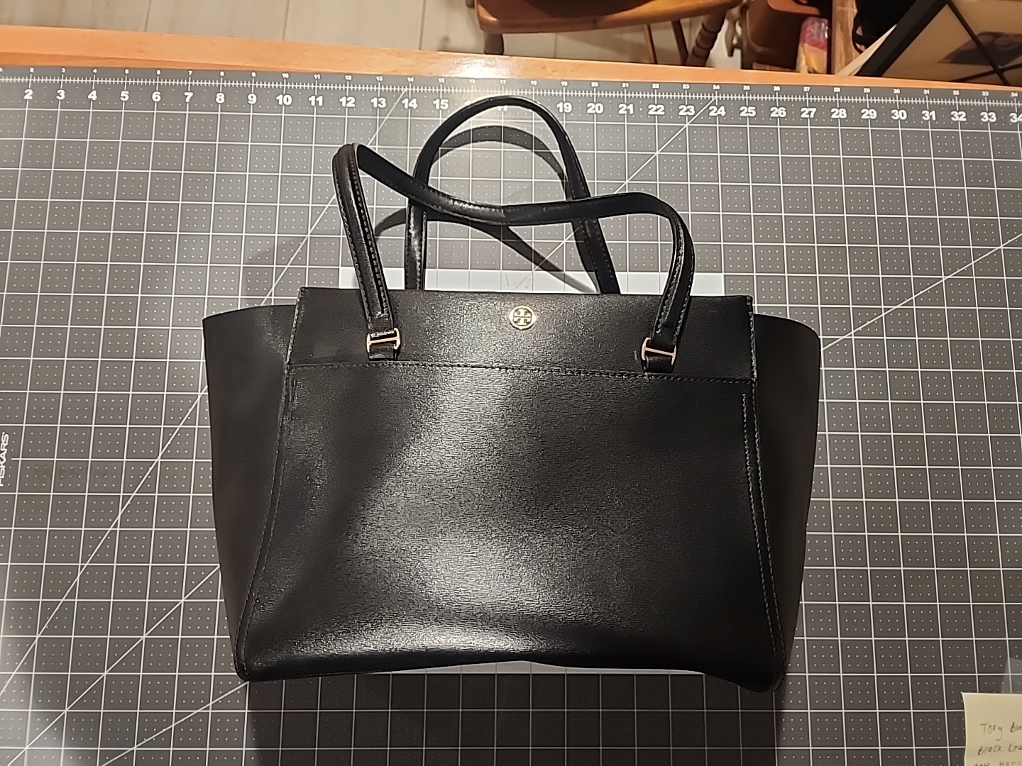 Tory Burch Robinson Tote Leather Women’s Bag -Black