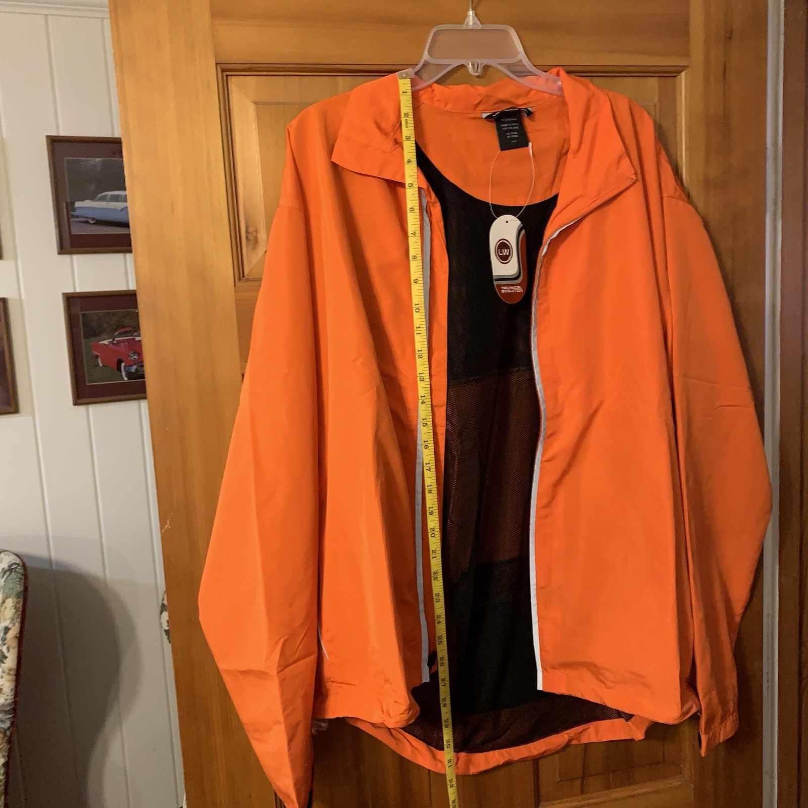 New Men’s Large Level Wear Windbreaker Jacket visibility