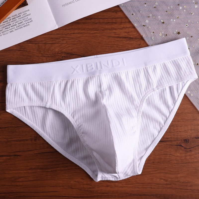 Men Sexy Cotton Knickers Briefs Underwear Large Pouch Bikini Panties Underpants
