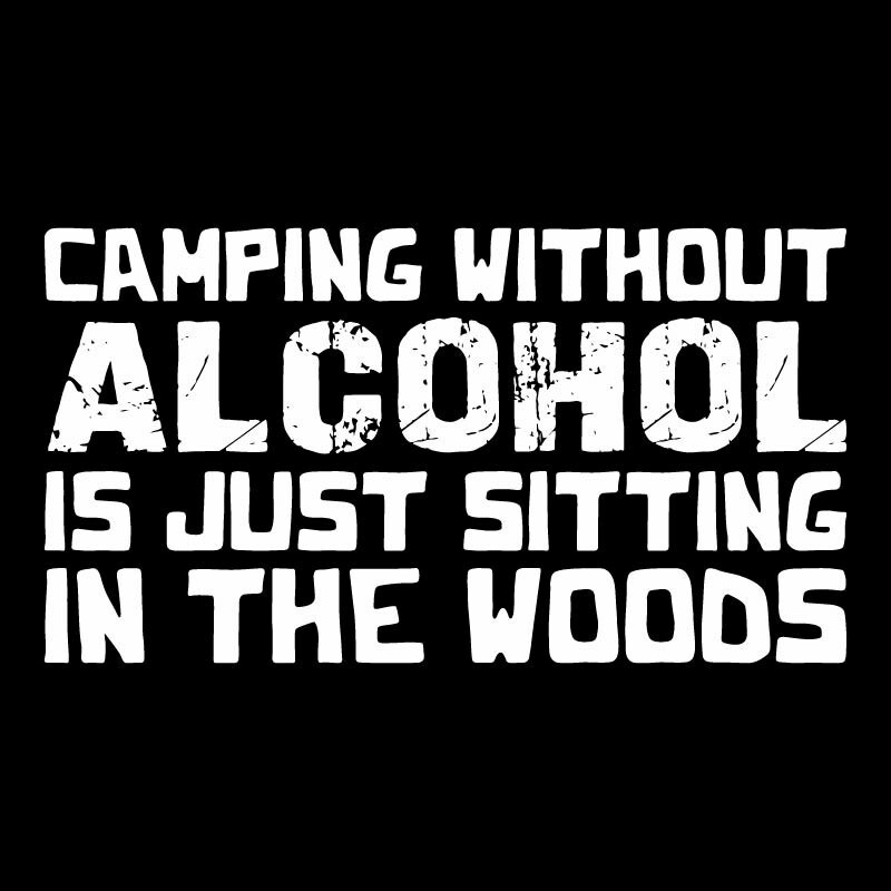 Camping Without Sarcastic Humor Graphic Tee Gift For Men Novelty Funny T Shirt