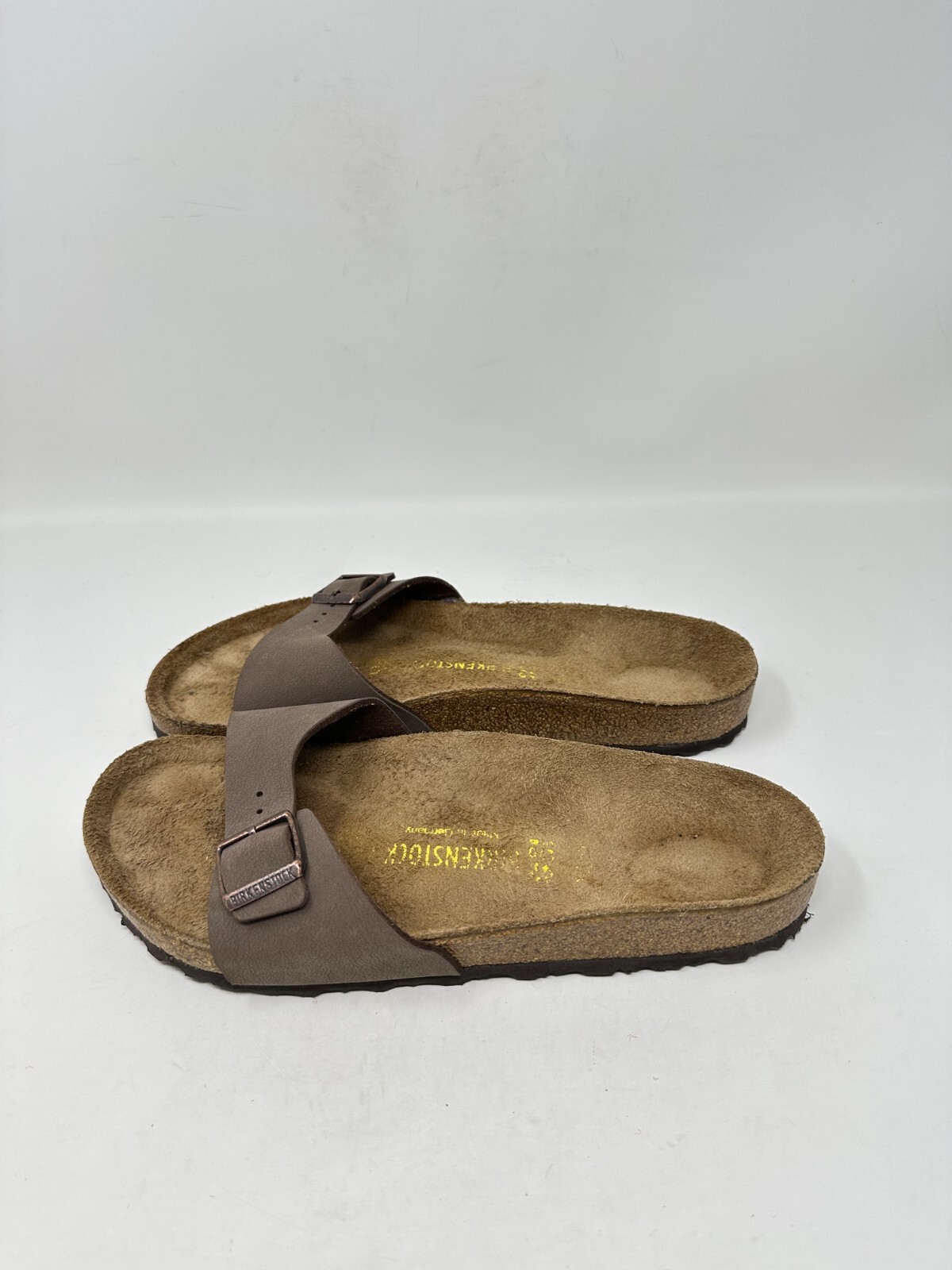 BIRKENSTOCK MADRID UNISEX SANDALS MOCHA BROWN MEDIUM/NARROW WIDTH MOCCA