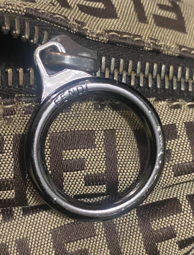 FENDI Zucca oyster Hobo Bag