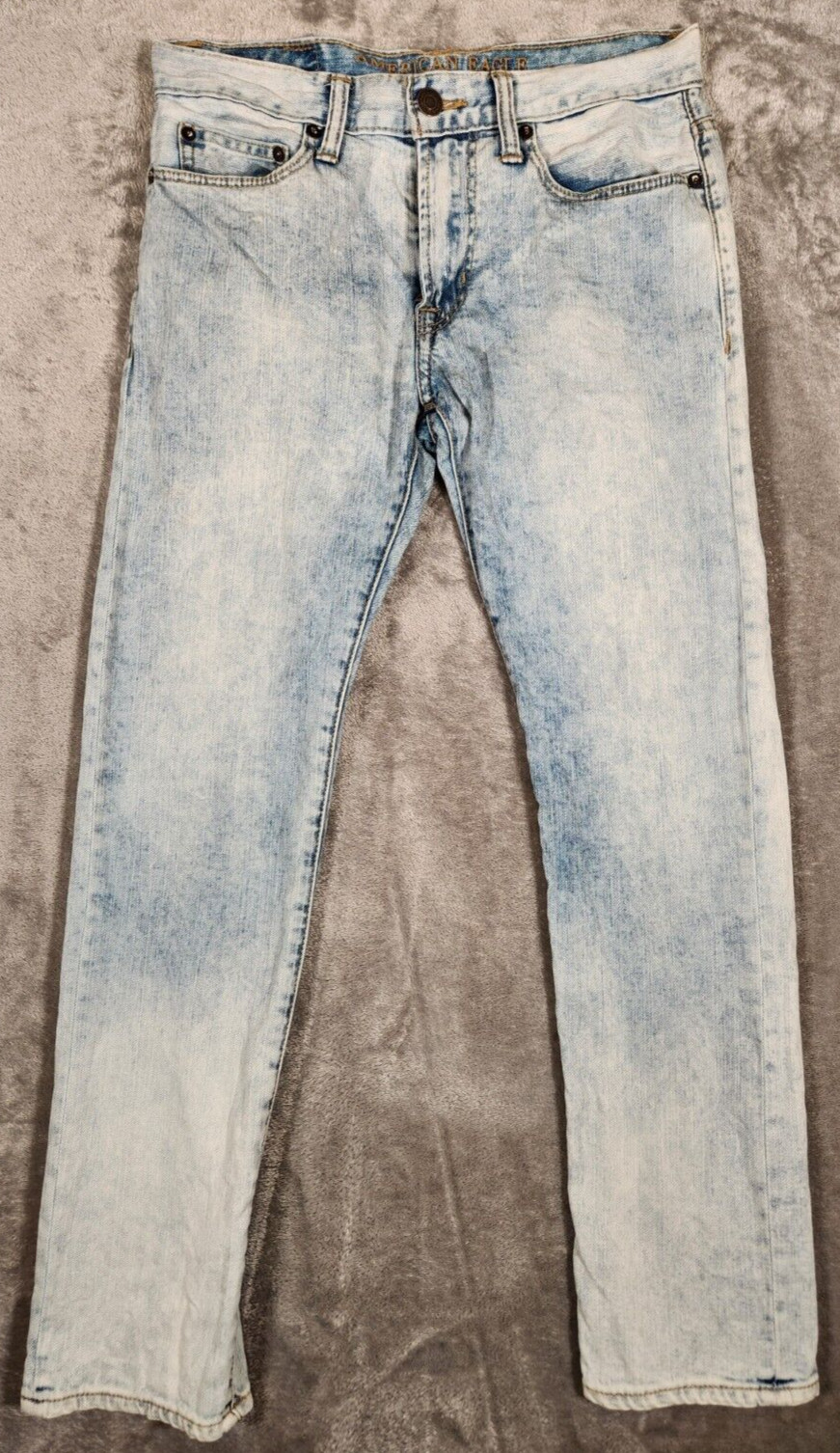 American Eagle Jeans Men’s 28X30 Blue Denim Stone Washed Slim